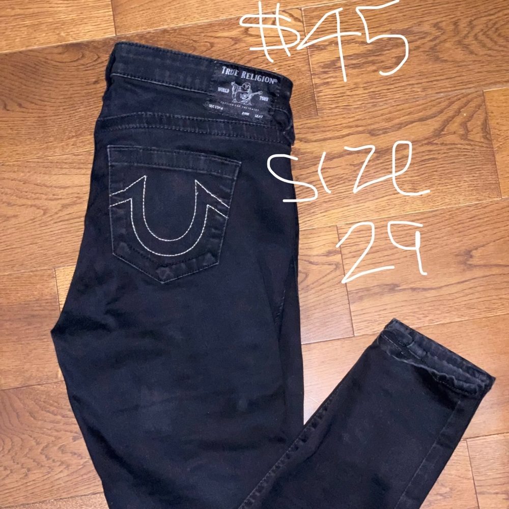 True religion mid rise skinnies